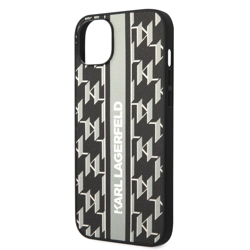 Husa pentru Apple iPhone 14 Plus, Karl Lagerfeld, Monogram Stripe