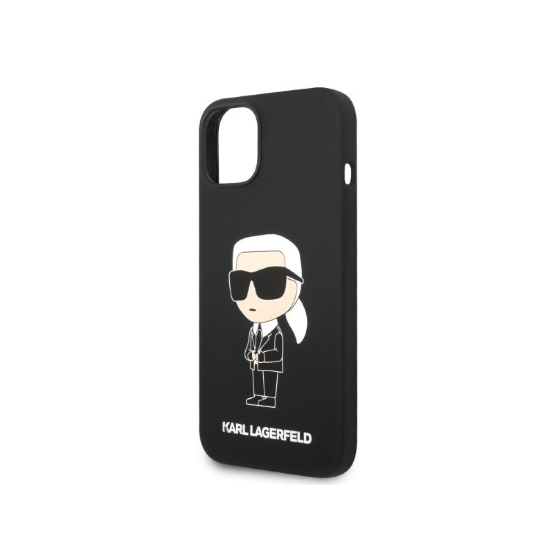 Husa pentru Apple iPhone 14 Plus, Karl Lagerfeld, Silicone Ikonik Karl