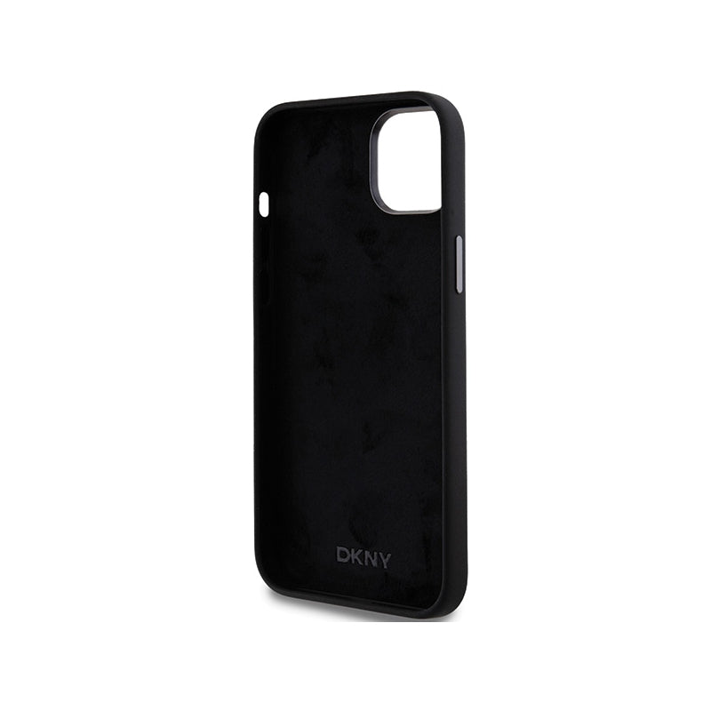 Husa pentru Apple iPhone 15 Plus, DKNY, Liquid Silicone Metal Logo
