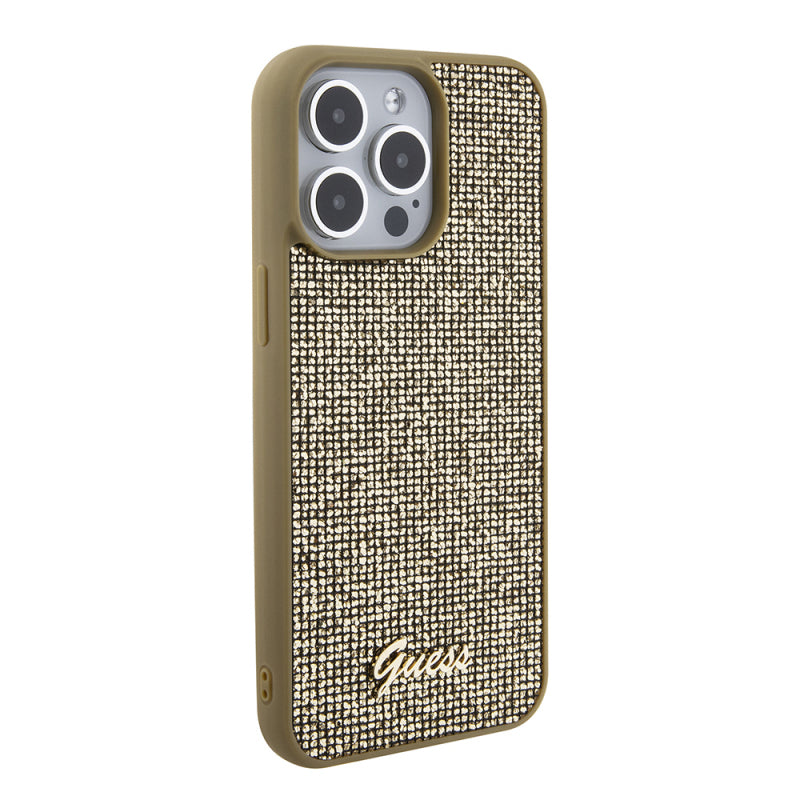 Husa pentru Apple iPhone 15 Pro Max, Guess, Disco Metal Script
