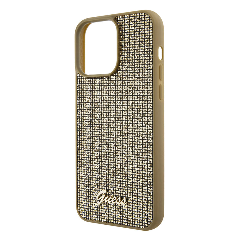 Husa pentru Apple iPhone 15 Pro Max, Guess, Disco Metal Script