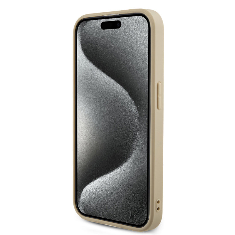 Husa pentru Apple iPhone 15 Pro Max, Guess, Saffiano Iridescent Script
