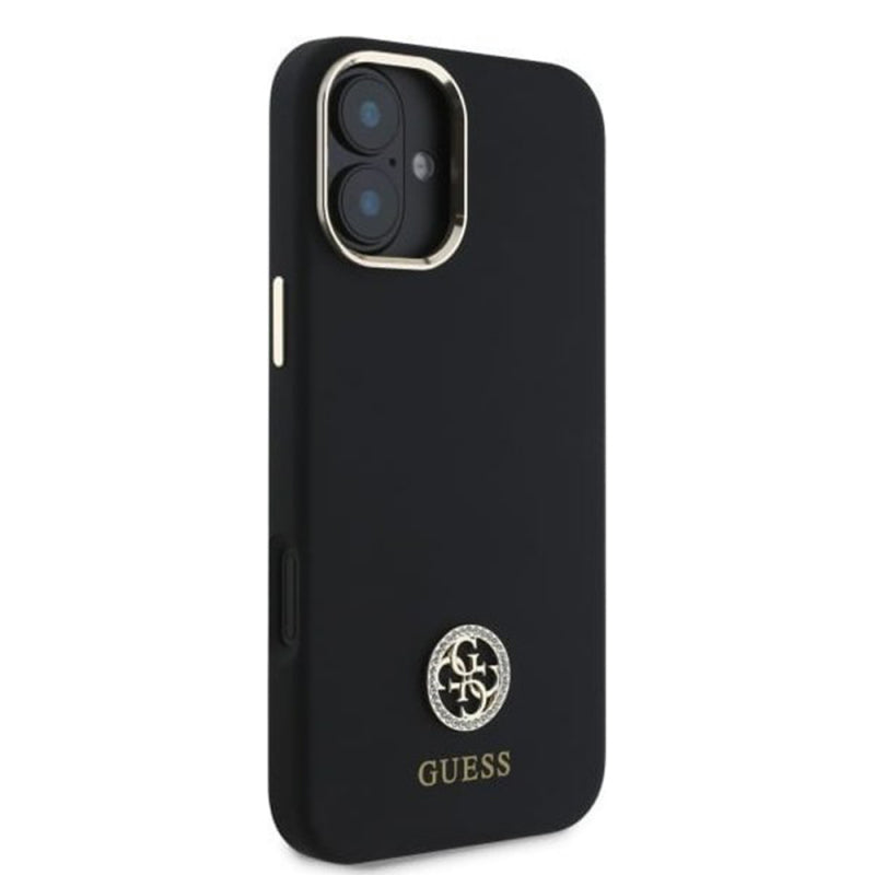 Husa pentru Apple iPhone 16, Guess, Logo Strass 4G