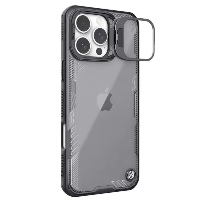 Husa pentru Apple iPhone 16 Pro Max, Nillkin, Iceblade Prop (with Camera Cutout) - Neagra - NotebookGsm