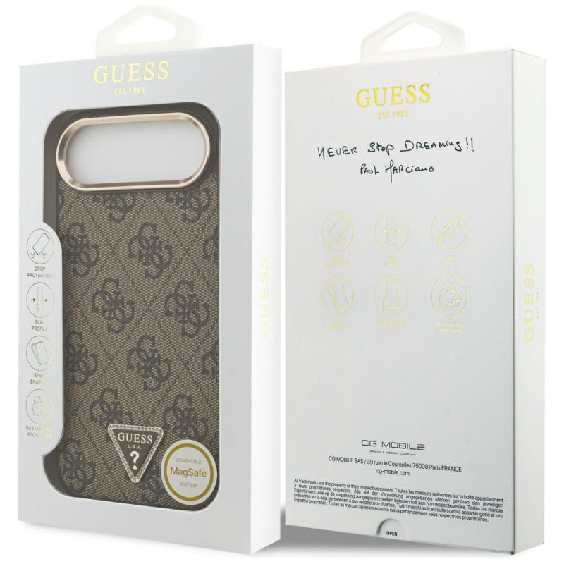 Husa pentru Apple iPhone 17 Air, Guess, 4G Triangle Log