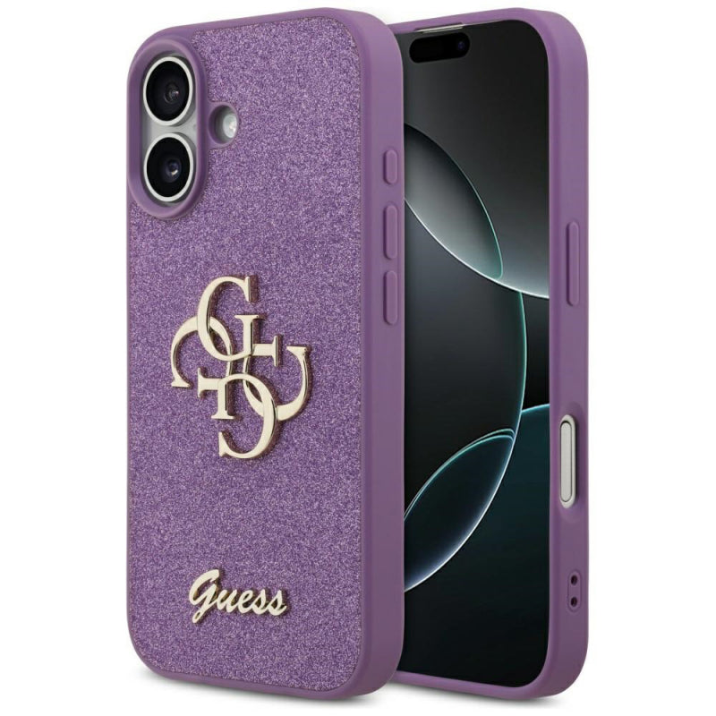 Husa pentru Apple iPhone 17, Guess, Fixed Glitter Big 4G