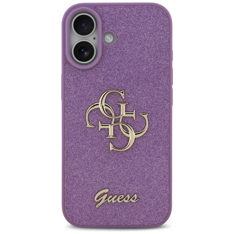 Husa pentru Apple iPhone 17, Guess, Fixed Glitter Big 4G