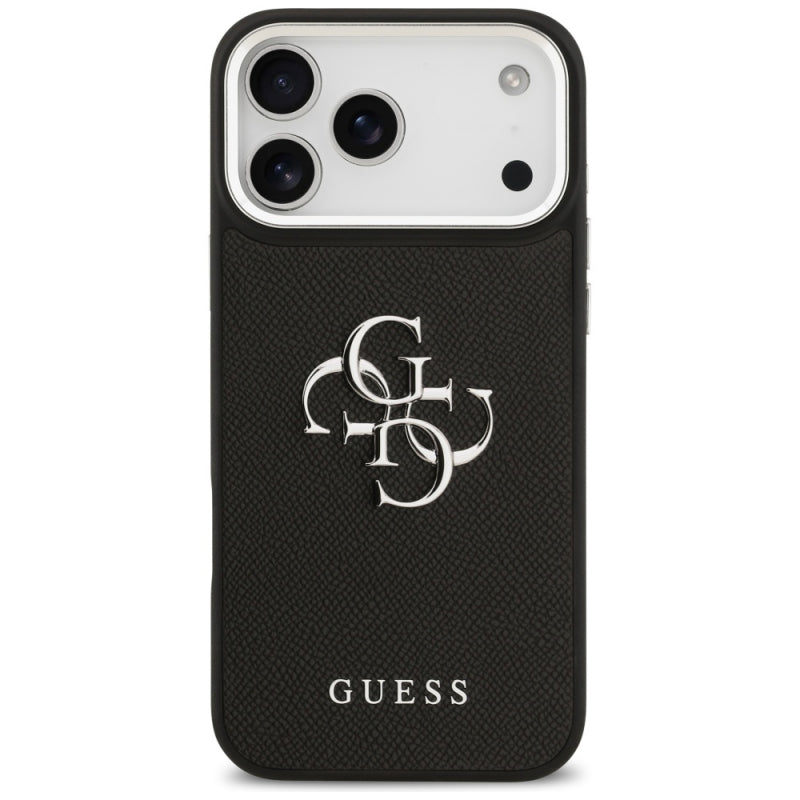 Husa pentru Apple iPhone 17 Pro, Guess, 4G Grained Big and Classic Logo
