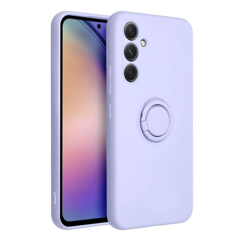 Husa pentru Samsung Galaxy A16 5G A166 / A16 4G A165, OEM, Silicone Ring - Mov - NotebookGsm