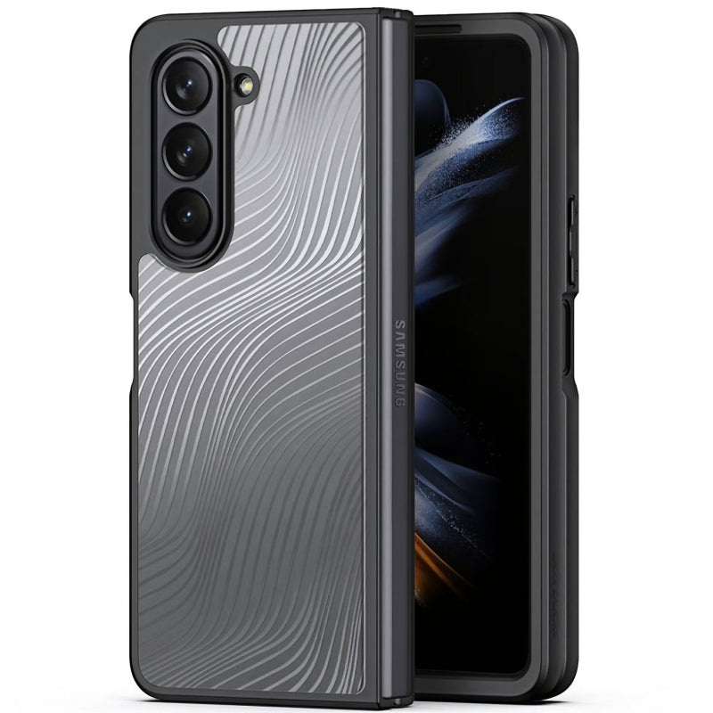 Husa pentru Samsung Galaxy Z Fold5 F946, DUX DUCIS, Aimo - Neagra - NotebookGsm