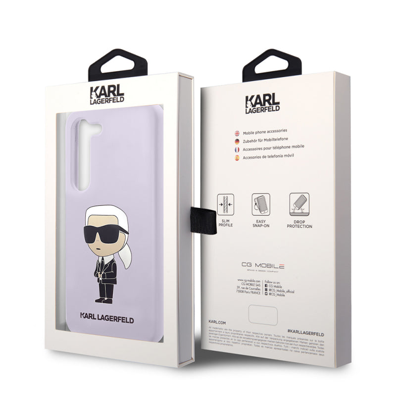 Husa pentru Samsung Galaxy S23+ S916, Karl Lagerfeld, Silicone Ikonik Karl