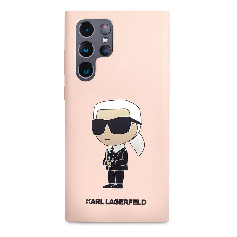 Husa pentru Samsung Galaxy S23 Ultra S918, Karl Lagerfeld, Silicone Ikonik Karl