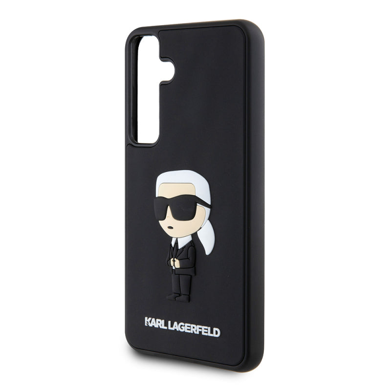 Husa pentru Samsung Galaxy S24+ S926, Karl Lagerfeld, 3D Rubber Ikonik Karl