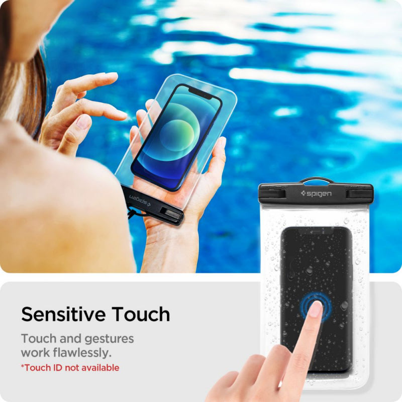 Husa Universala Waterproof pentru Telefon max. 3.5inch - 7inch, Spigen, A601, Set 2 buati