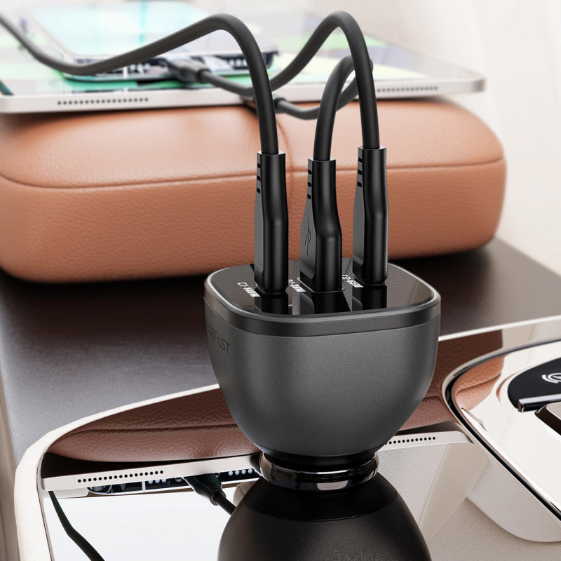 Incarcator Auto Acefast B14, 165W, 5A, 1 x USB-A - 2 x USB-C