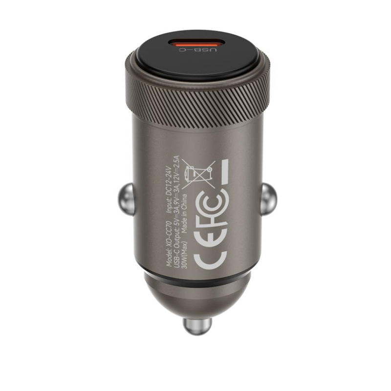 Incarcator Auto XO Design CC70, 30W, 3A, 1 x USB-C
