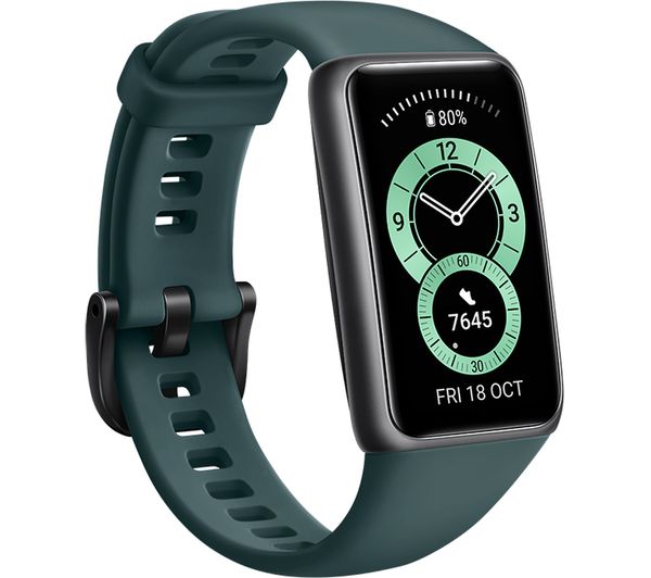 Bratara fitness HUAWEI Band 6, Android/iOS, silicon, Forrest Green