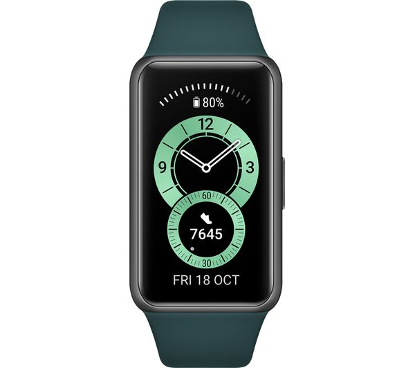 Bratara fitness HUAWEI Band 6, Android/iOS, silicon, Forrest Green