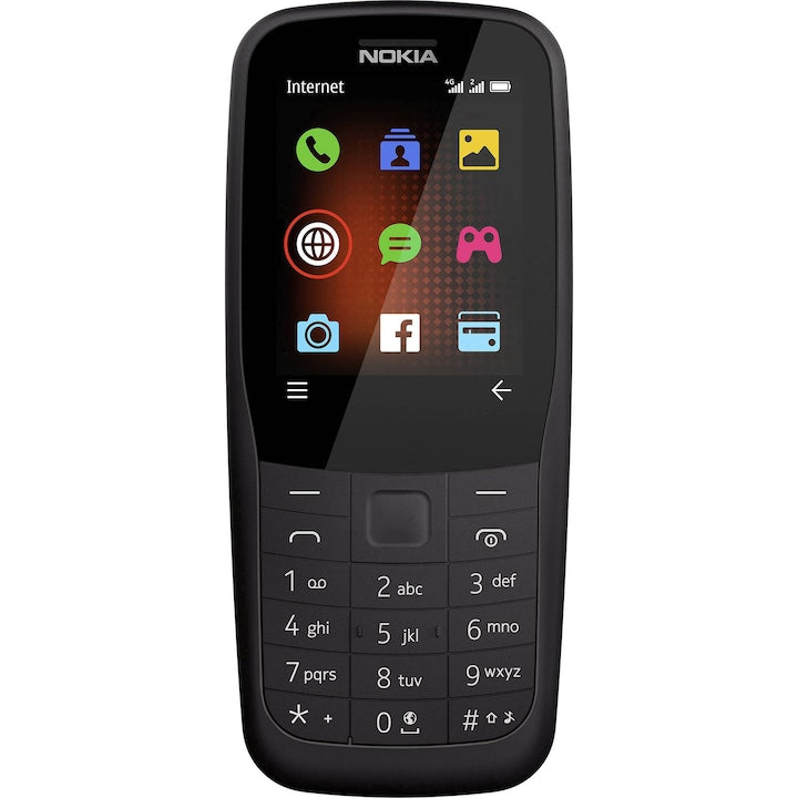 Nokia 220, Dual SIM, Black