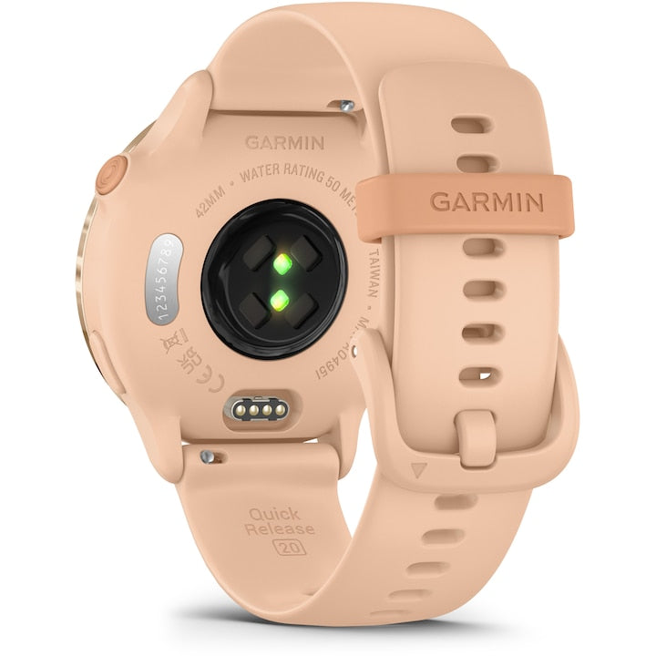 Smartwatch Garmin vivoactive 6, GPS, 42mm, curea silicon, Pink Dawn
