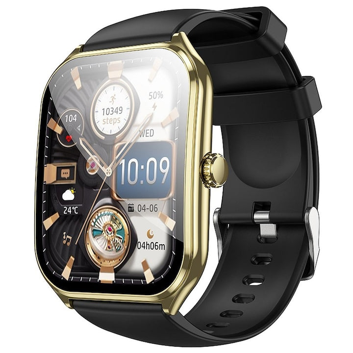Ceas Smartwatch Hoco cu Functie Apelare, Ecran AMOLED 1.96 inch, Rezistent la apa IP67, Model Y28