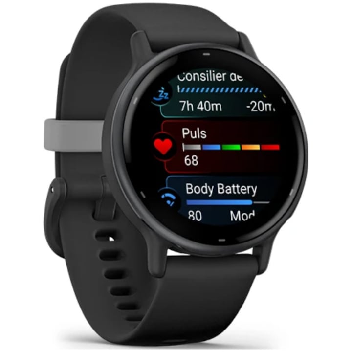 Ceas Sport / Smartwatch Garmin vivoactive 5, GPS, 42mm, curea silicon