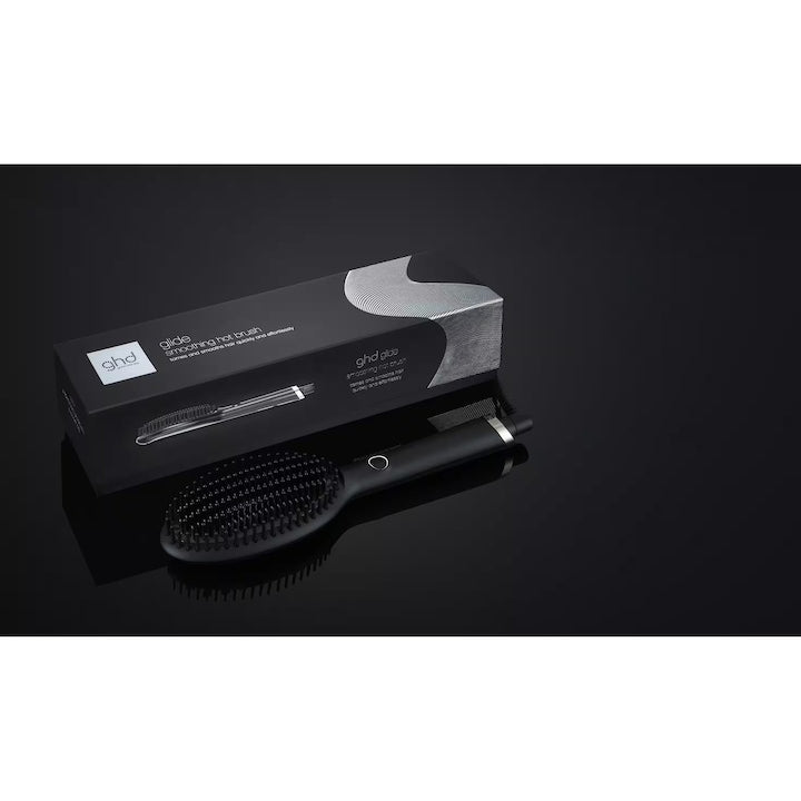 Perie de par profesionala GHD Glide Smoothing Hot Brush, ceramica, pentru toate tipurile de par