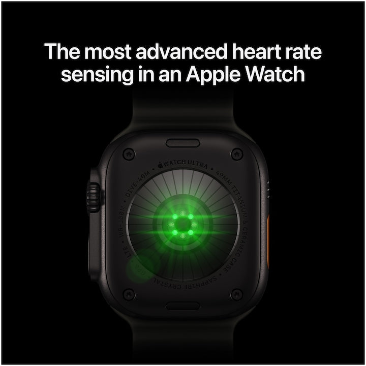 Smartwatch Apple Watch Ultra 4, GPS + Cellular, Carcasa Black Titanium 49mm, Black Titanium