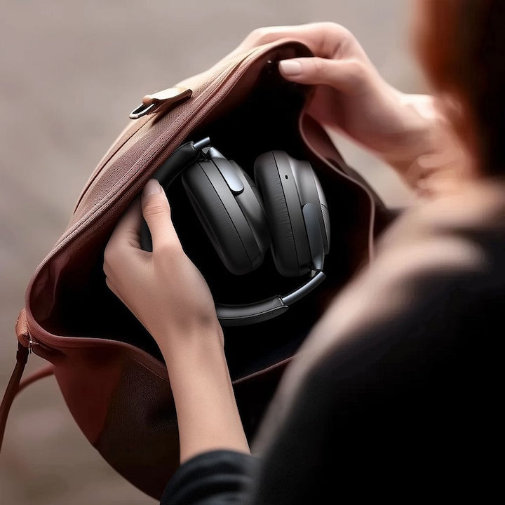 Casti Wireless On-Ear, Bluetooth 5.4, ANC, Baterie 500mAh, Mcdodo T02 Series pentru Sunet Clar, Autonomie Extinsa si Conectivitate Stabila