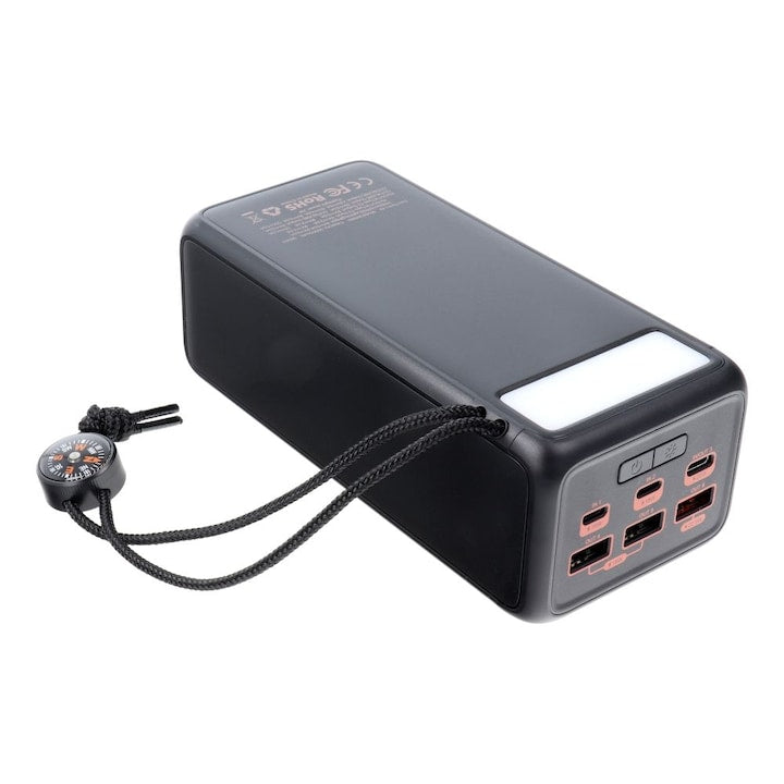 Baterie Externa Veger, 50000mAh, PD QC3.0 5A 22,5W Tank Lite, Negru