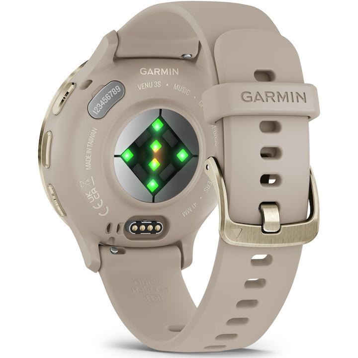 Smartwatch Garmin Venu 3S, GPS, Wi-Fi, curea silicon