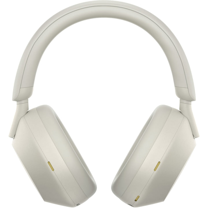 Casti Over the Ear Sony WH-1000XM5S, Wireless, Bluetooth, Noise cancelling, Autonomie baterie 30 ore, Microfon, Alexa si Google Assistant, Platinum Silver