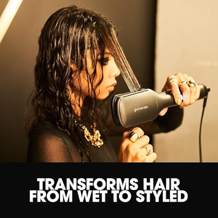 Placa de indreptat + uscator 2-in-1, perie cu aer cald ghd Duet Hair Style