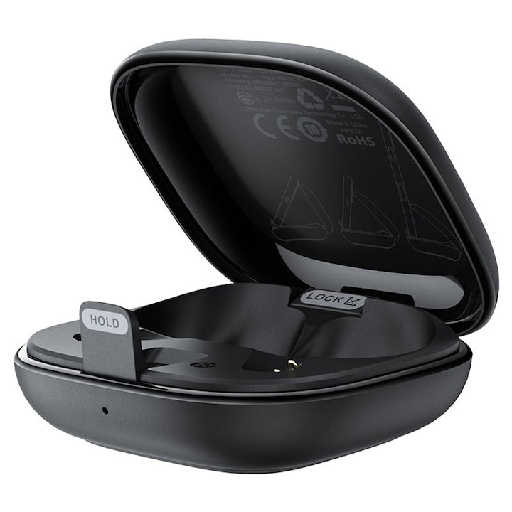 Casti Wireless Acefast W4 – In-Ear TWS, Bluetooth 5.4, ENC Noise Cancelling, Suport Telefon Integrat, IPX4, 28h Autonomie