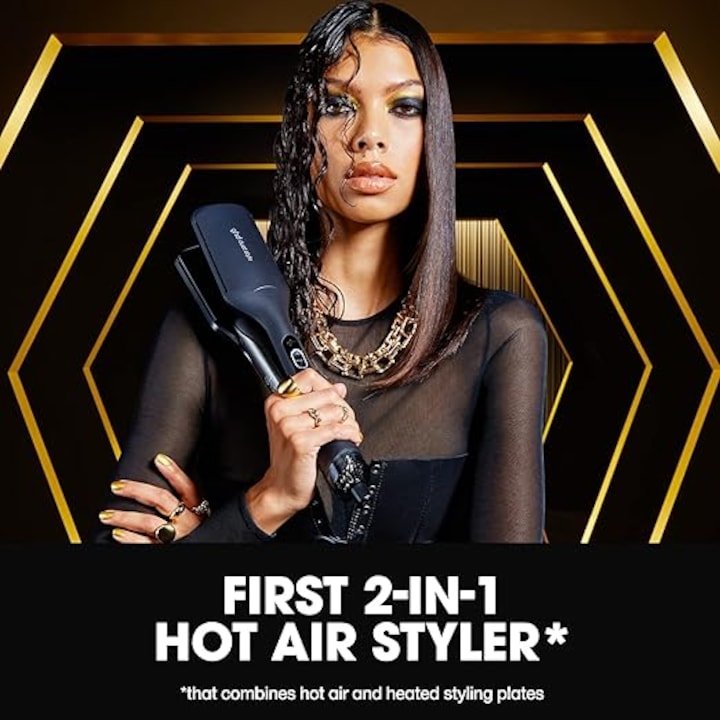 Placa de indreptat + uscator 2-in-1, perie cu aer cald ghd Duet Hair Style