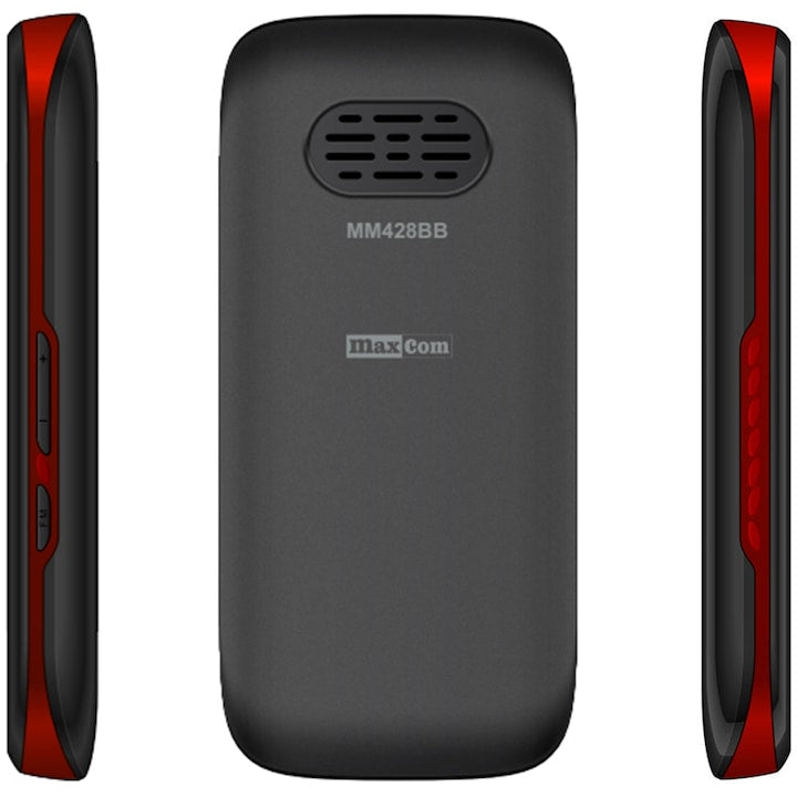 Telefon mobil Maxcom Senior MM428, Dual SIM, Black