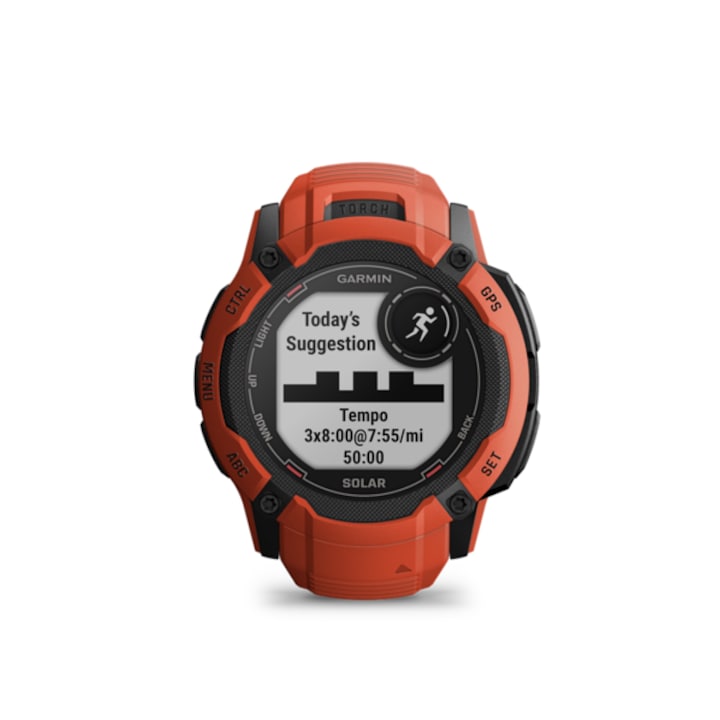 Smartwatch Garmin Instinct 2x, Solar, Flame Red