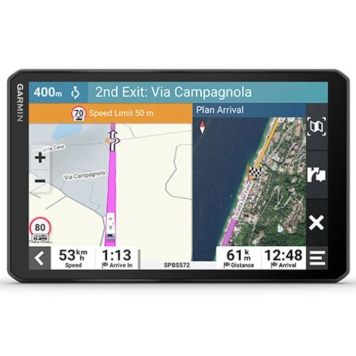 Sistem Navigatie Garmin Camper 895 pentru rulote de 8” cu date din trafic in timp real