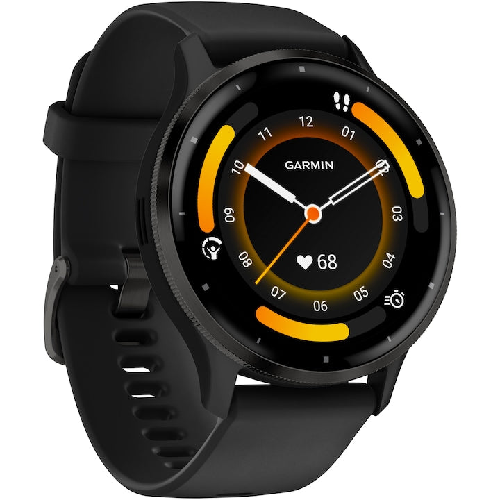 Ceas multisport / smartwatch Garmin Venu 3, Wi-Fi, curea silicon, 45mm