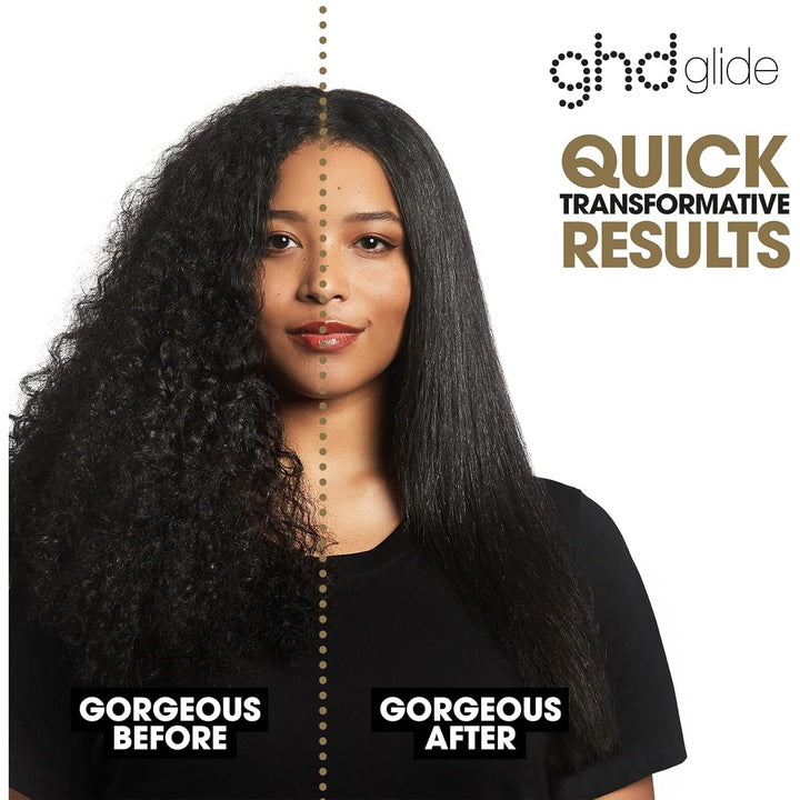 Perie de par profesionala GHD Glide Smoothing Hot Brush, ceramica, pentru toate tipurile de par