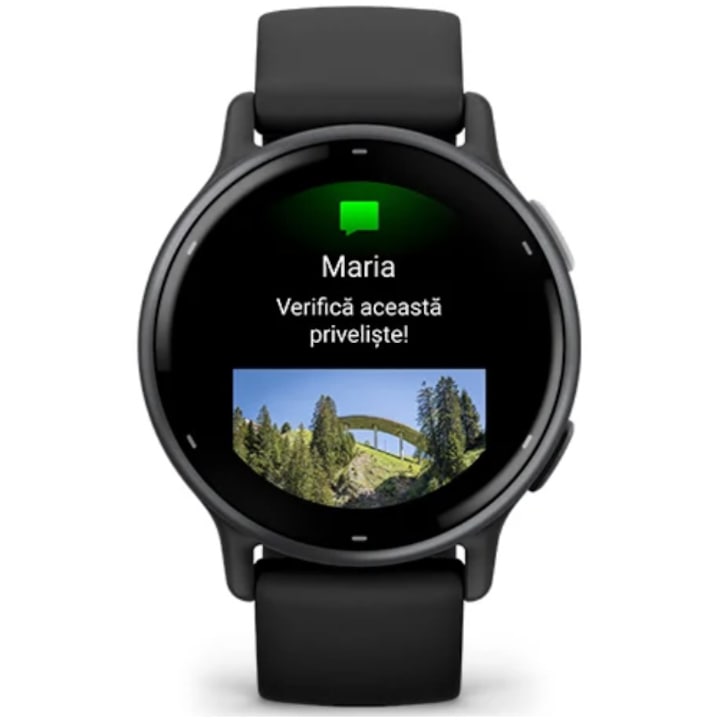 Ceas Sport / Smartwatch Garmin vivoactive 5, GPS, 42mm, curea silicon