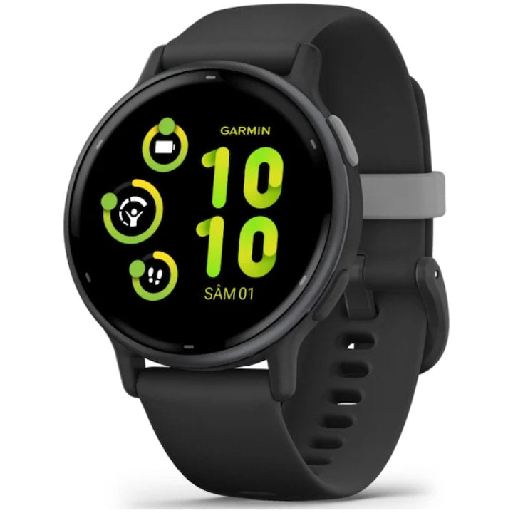 Ceas Sport / Smartwatch Garmin vivoactive 5, GPS, 42mm, curea silicon