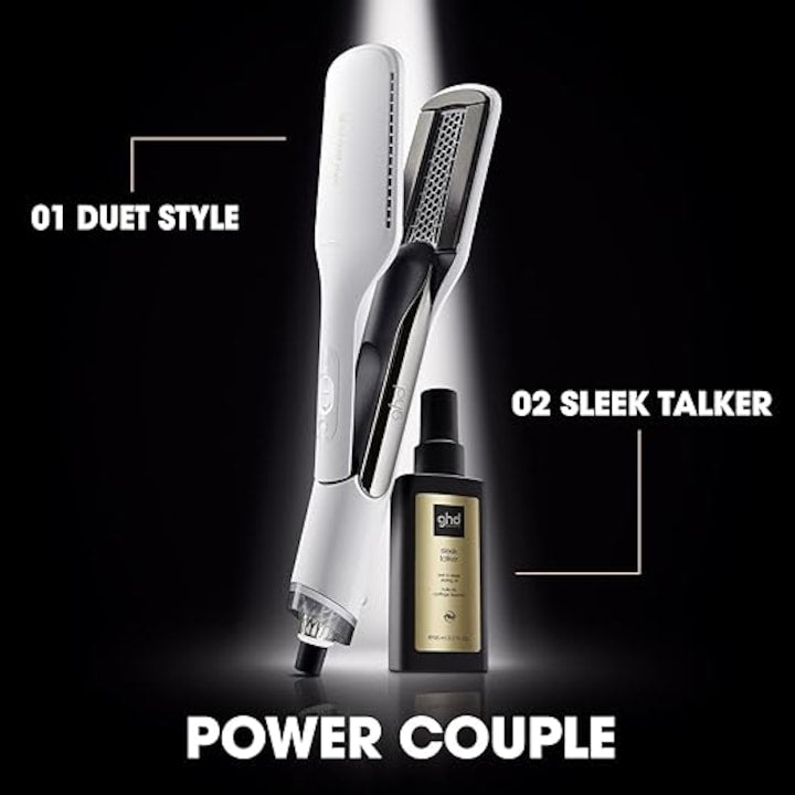 Placa de indreptat + uscator 2-in-1, perie cu aer cald ghd Duet Hair Style