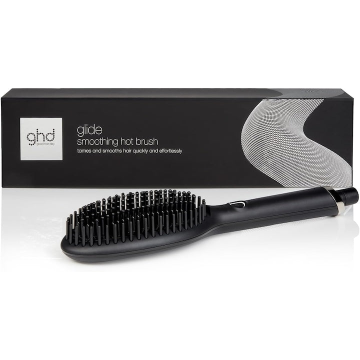 Perie de par profesionala GHD Glide Smoothing Hot Brush, ceramica, pentru toate tipurile de par