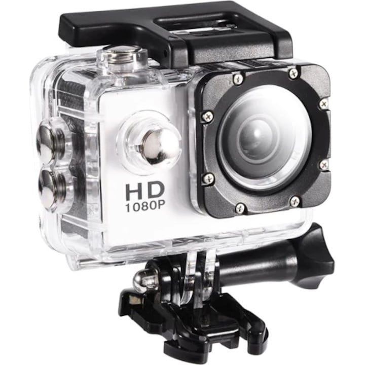 Camera Sport Waterproof, 32 GB, LCD, 30 FPS, HD 1080P, 12MP, 2 inch, Autonomie 90 min