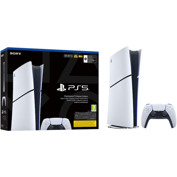 Consola PlayStation 5 Digital Edition (PS5) Slim, 825GB SSD, E-Chassis