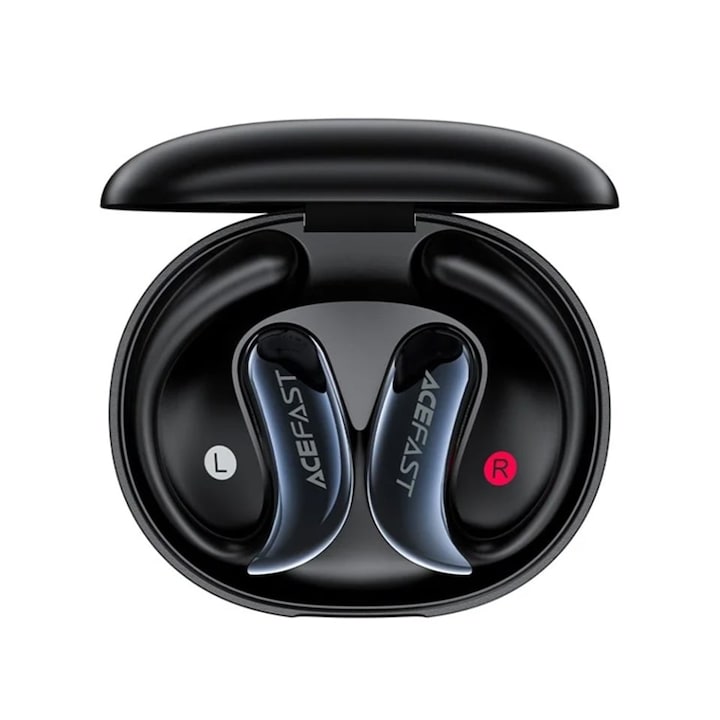 Casti Wireless Bluetooth 5.4, Bass Puternic, Reducere Zgomot, HD Calls, IPX4, Autonomie 400mAh, Acefast FA005 SE