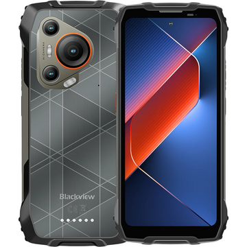 Telefon mobil Blackview BL7000, 5G, 6.78" FHD+, 24GB RAM(8GB + 16GB extensibili), 256GB ROM, Android 15, 7500mAh, 8 cores, Dual SIM, Arm Mali-G57 MC2, NFC/Amprenta/caracteristici faciale, Negru