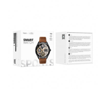 Ceas Inteligent HOCO Y22, Resistenta la Apa, IP67, 200mAh, Ecran 1.43 inch