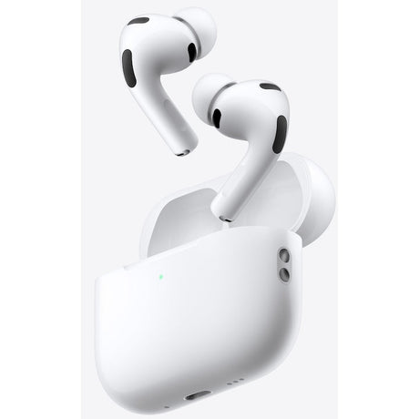 Căști Apple AirPods Pro 3 și carcasa de încărcare deschisă